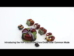 Elektronikkomponente EMI Ferritkern Toroid Perle ID 0,8-13,8 mm