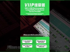 Metallgehäuse-Inverter EMI-Filter mit 50Ω Eingangsimpedanz für medizinische Geräte